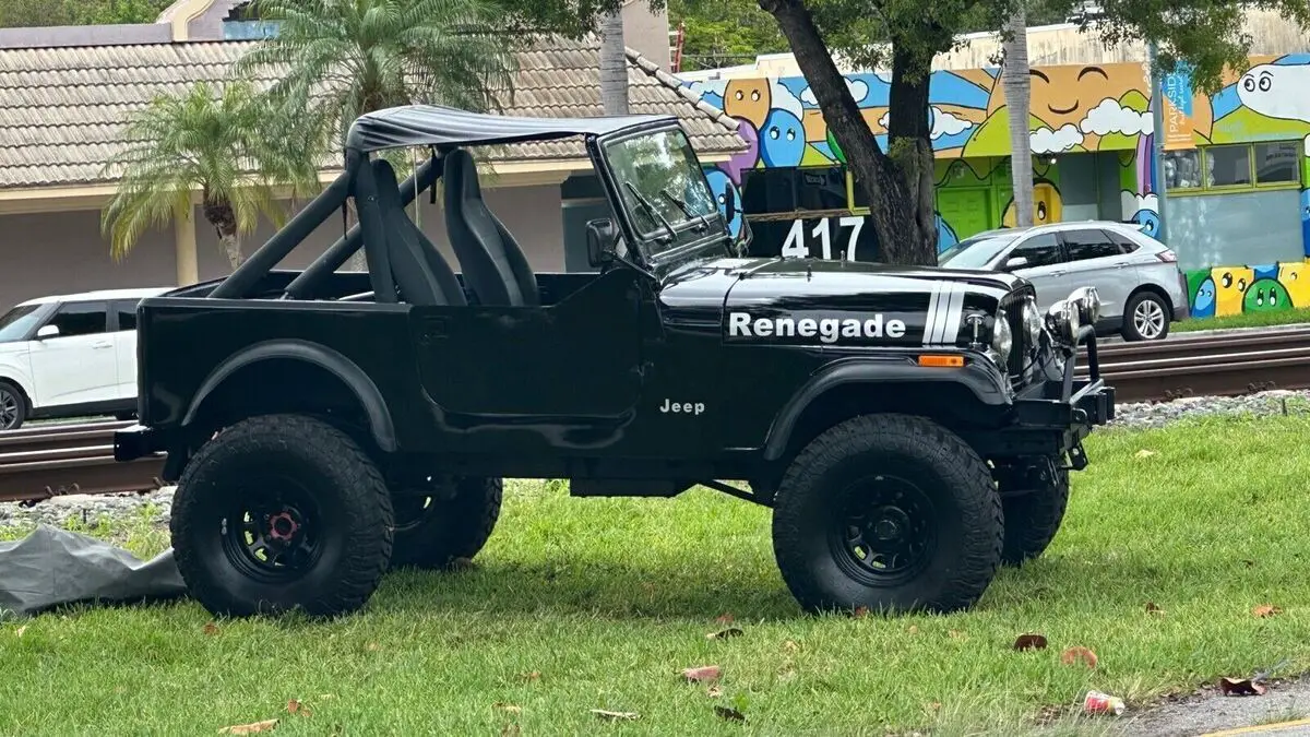 1979 jeep cj7 renegade suv black 4wd manual renegade
