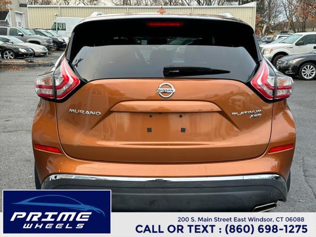 2016 nissan murano platinum