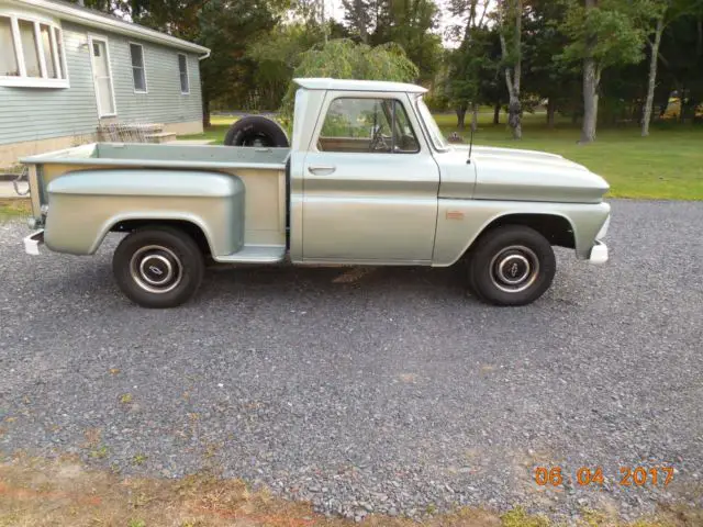 1966 chevy c-10 p/u, stepside,swb,small rear window,original ms.truck !!!