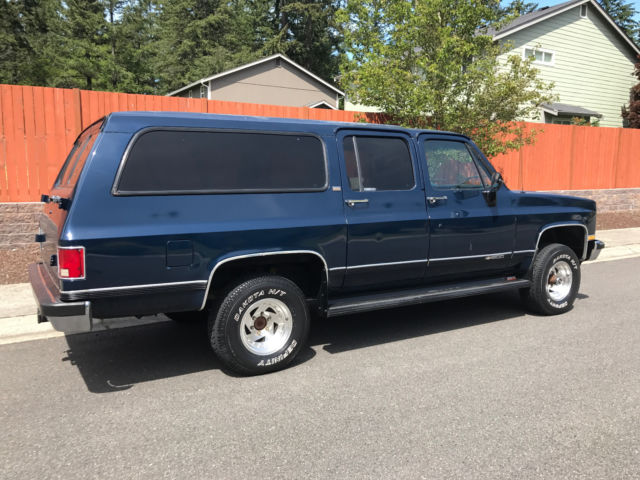 1991 chevy suburban 1500 4x4 89k original miles factory ac rust free no reserve