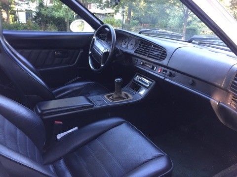 1994 porsche 968 white on black 6 speed manual