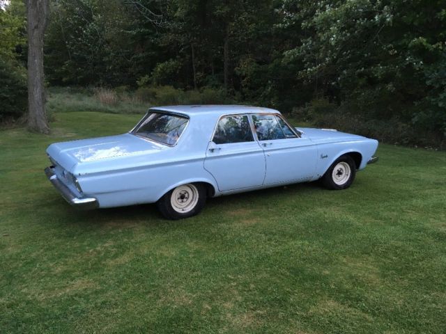 1963 plymouth savoy 225 slant six rwd 4 door sedan