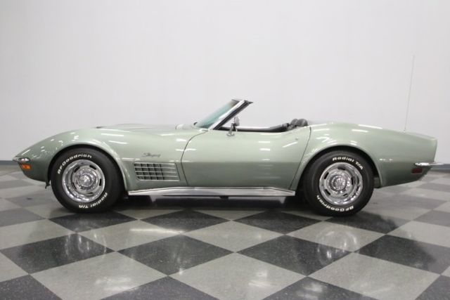 1971 chevrolet corvette lt1 convertible 350 lt1 4 speed manual classic vintage c