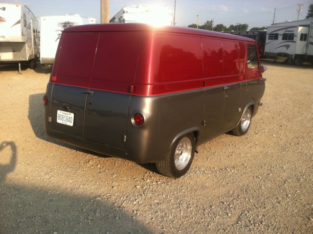 1962 ford van ecnoline e143 custom paint mobile billboard shaggin wagon