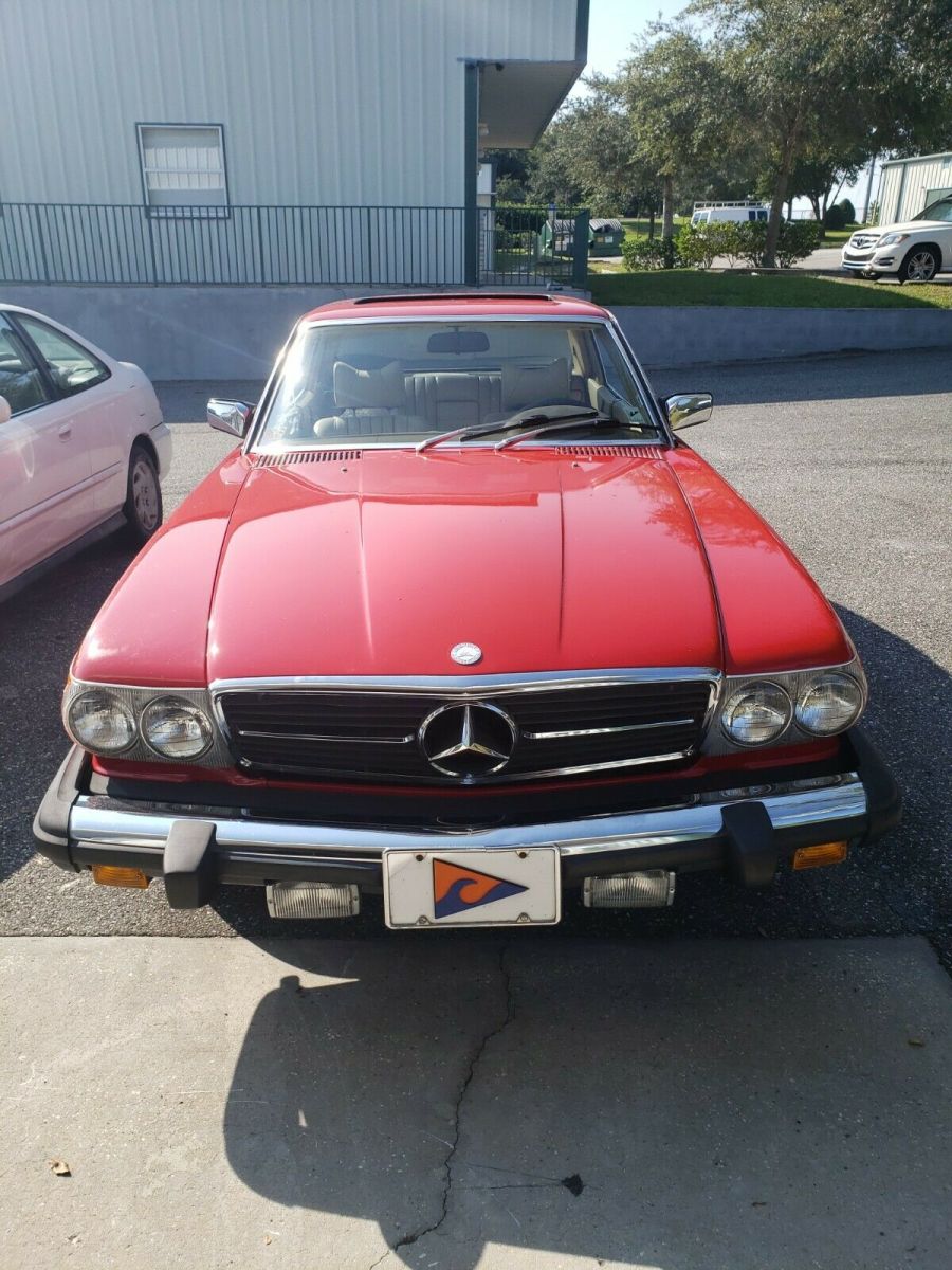 1979 mercedes-benz rare red 450slc
