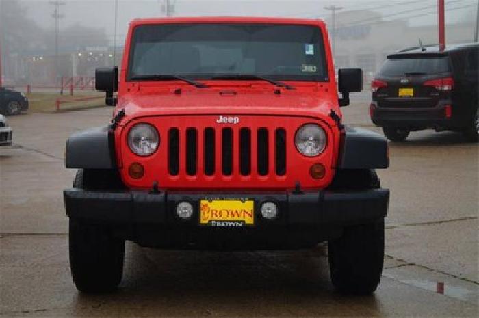 2013 jeep wrangler red, 34k miles in tyler, tx