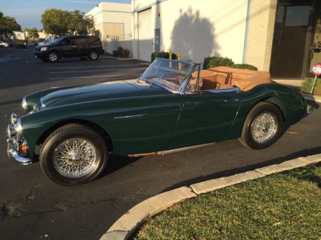 1966 austin healey 3000 mk3 bj8. recent restoration by john wilson / healey lane