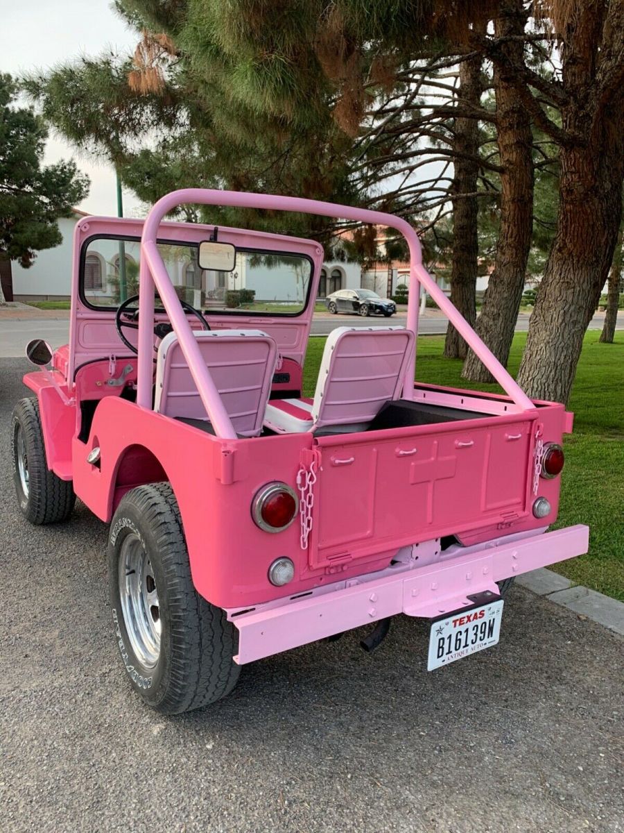 1952 pink jeep!