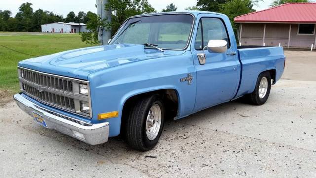 81 chevy c10 pickup, twin turbocharged, 383 stroker, t350 w/shift kit, fast!!!