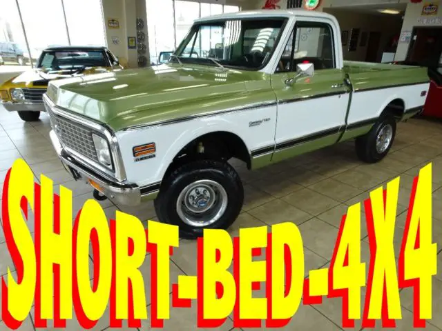 frame off restored 1972 c-10 (((short-bed))) 4x4 350ci v8 automatic no reserve!