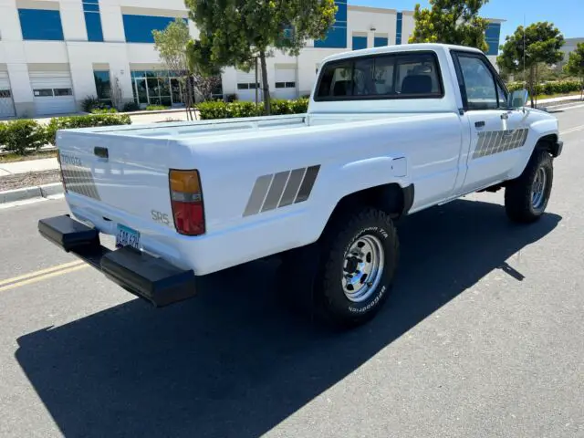 1985 toyota pickup pickup white 4wd manual rn65 california truck mint!
