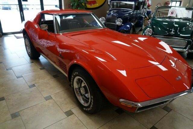 1972 chevrolet corvette 0 red