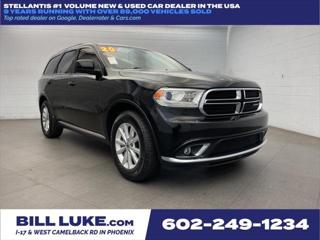 2020 dodge durango sxt rwd