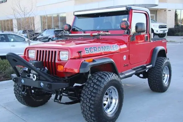 1990 jeep wrangler/scrambler custom 4x4, ice cold ac, custom showtruck. stunning