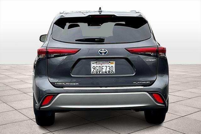 2023 toyota highlander hybrid platinum