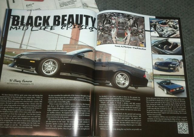 1991 chevy camaro convertible black