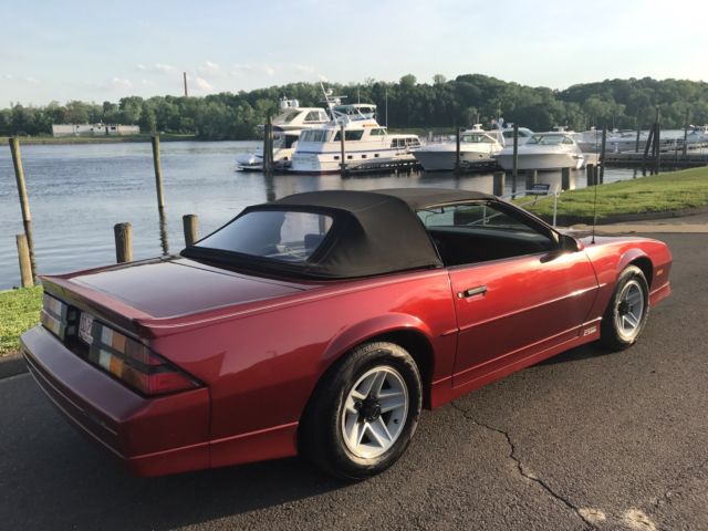 1989 chevrolet camaro rs auto v8 convertible 121k original condition no reserve!
