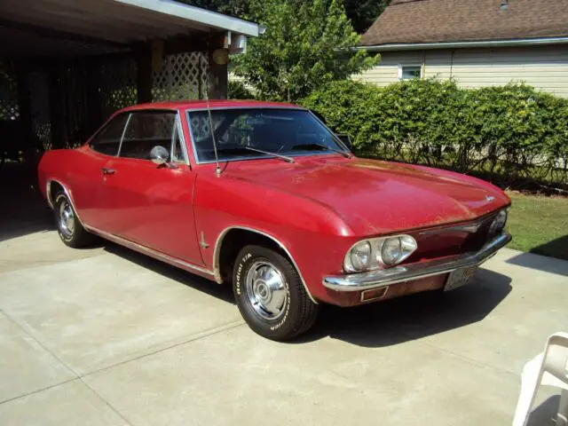 1965 corvair monza coupe solid alabama body 110/4spd runs drives stored 22 years
