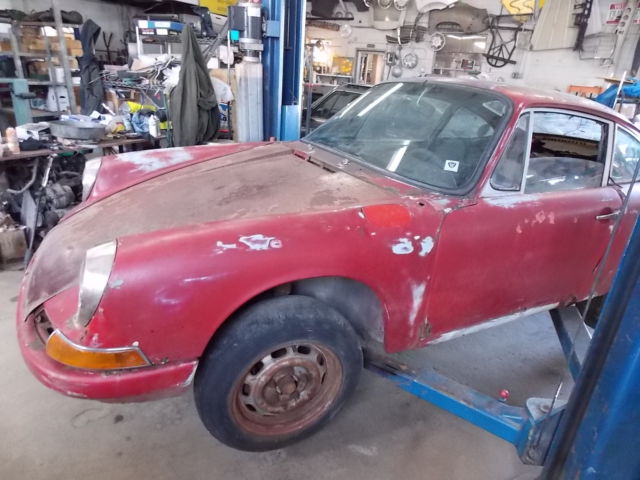 1968 porsche 912 coupe restoration project