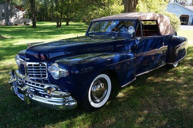 1948 lincoln continental clean title blue