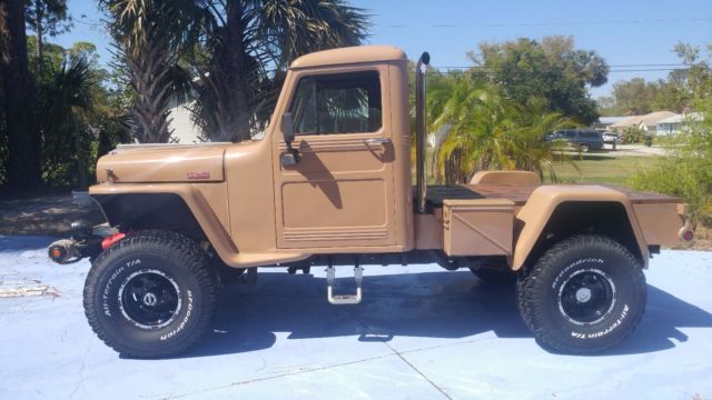 1948 jeep willys overland body on suburban frame, chevy 350 engine
