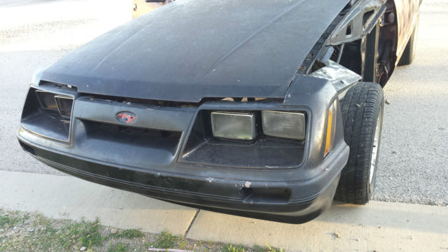 1985 ford mustang lx ssp florida state highway patrol notch back coupe project