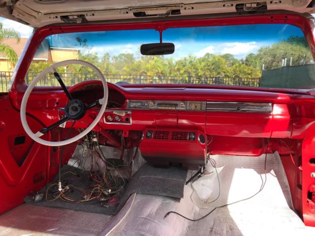 convertible 1958 ford fairlane 500 ~ refurbished motor ~ rechromed parts!