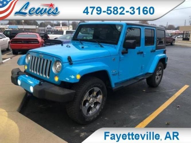 2017 jeep wrangler unlimited sahara 4x4 sahara 4dr suv for sale in fayetteville, arkansas