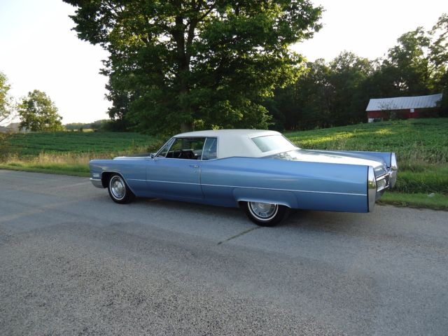1967 cadillac coupe deville -24,398 miles - always garaged and covered -must see
