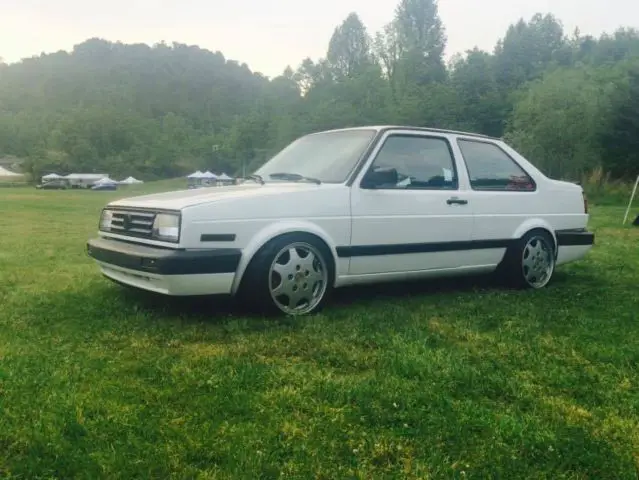 vw jetta coupe vr6 swap recaro interior repainted, ac