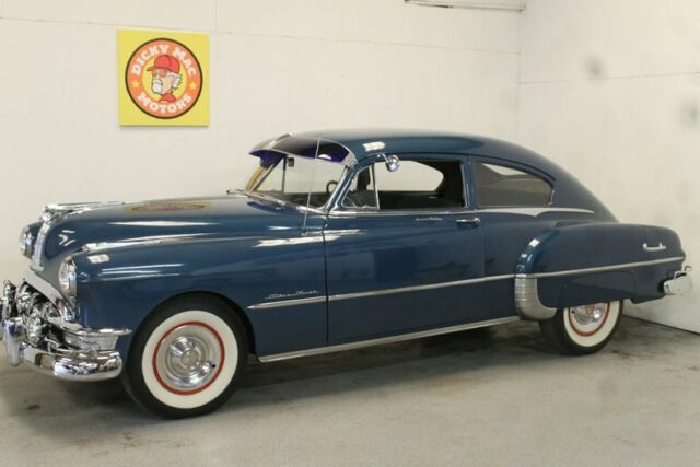 1950 pontiac silverstreak 20,490 miles aleutian blue coupe flathead 6 3 speed m