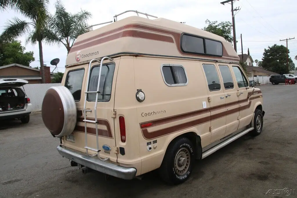 1984 ford econoline e-150 coachman camper van automatic 8 cylinder no reserve!