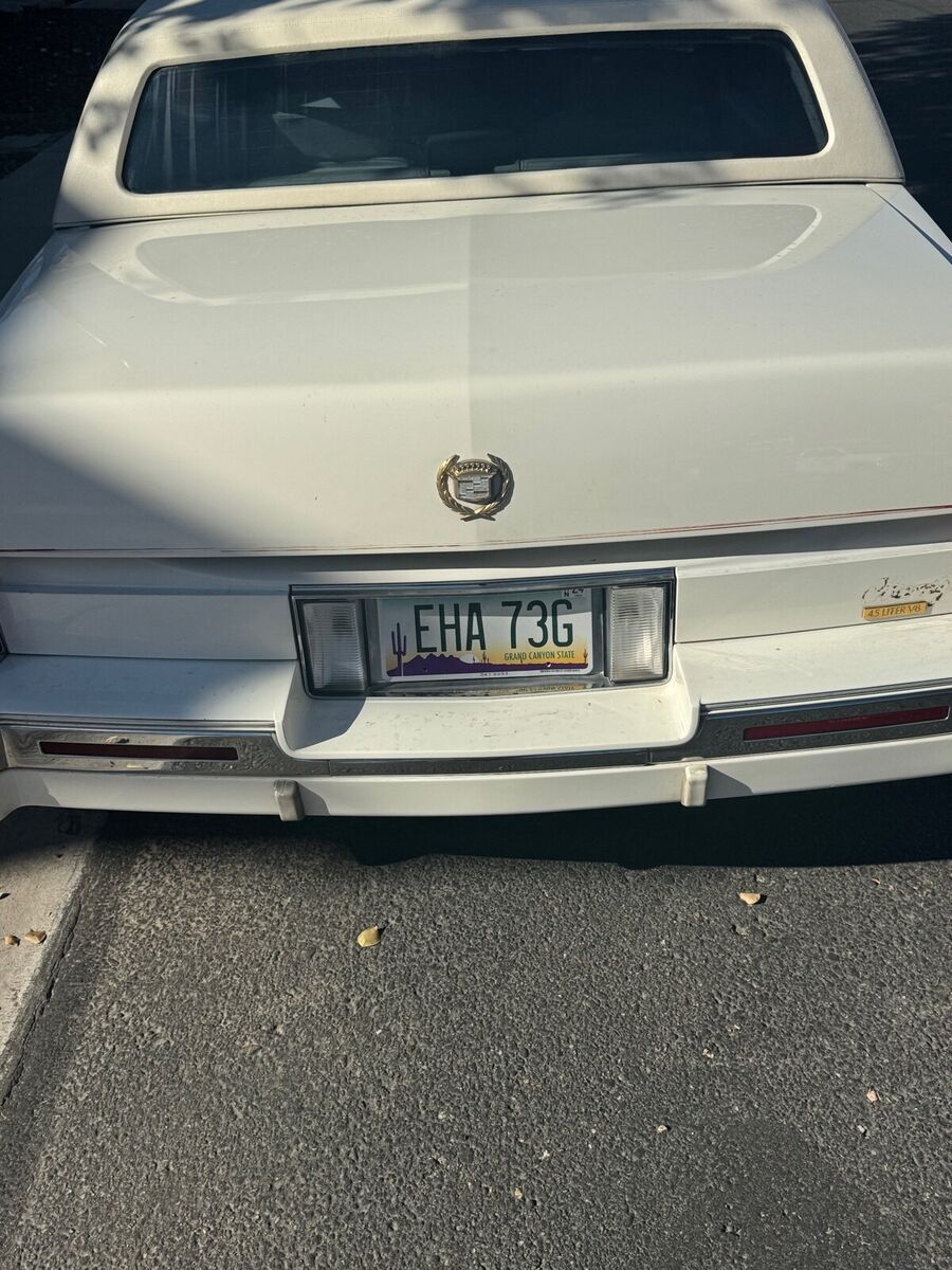 1989 cadillac eldorado coupe white fwd automatic