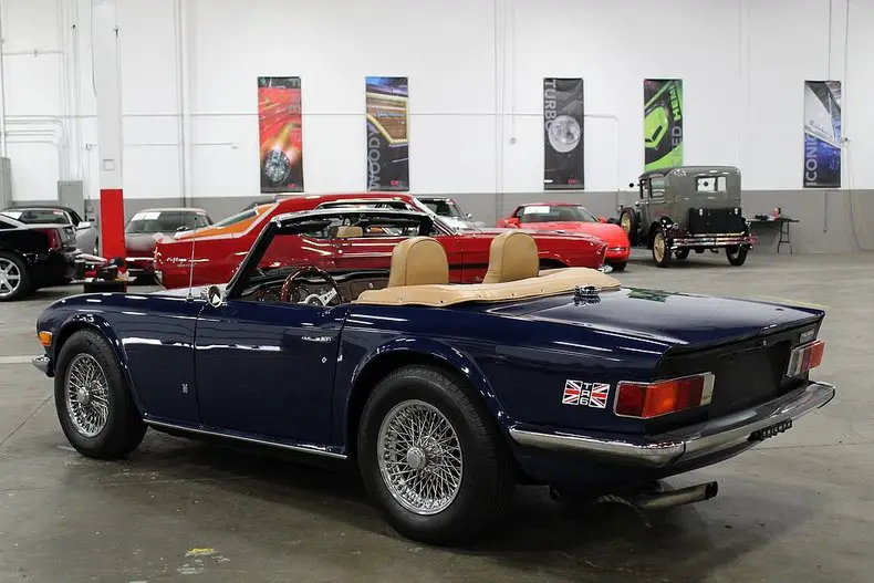 1976 triumph tr6 9684 miles blue coupe 2.5l 4-cyl manual