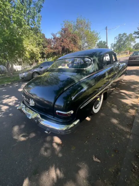 1950 mercury custom sedan green rwd manual