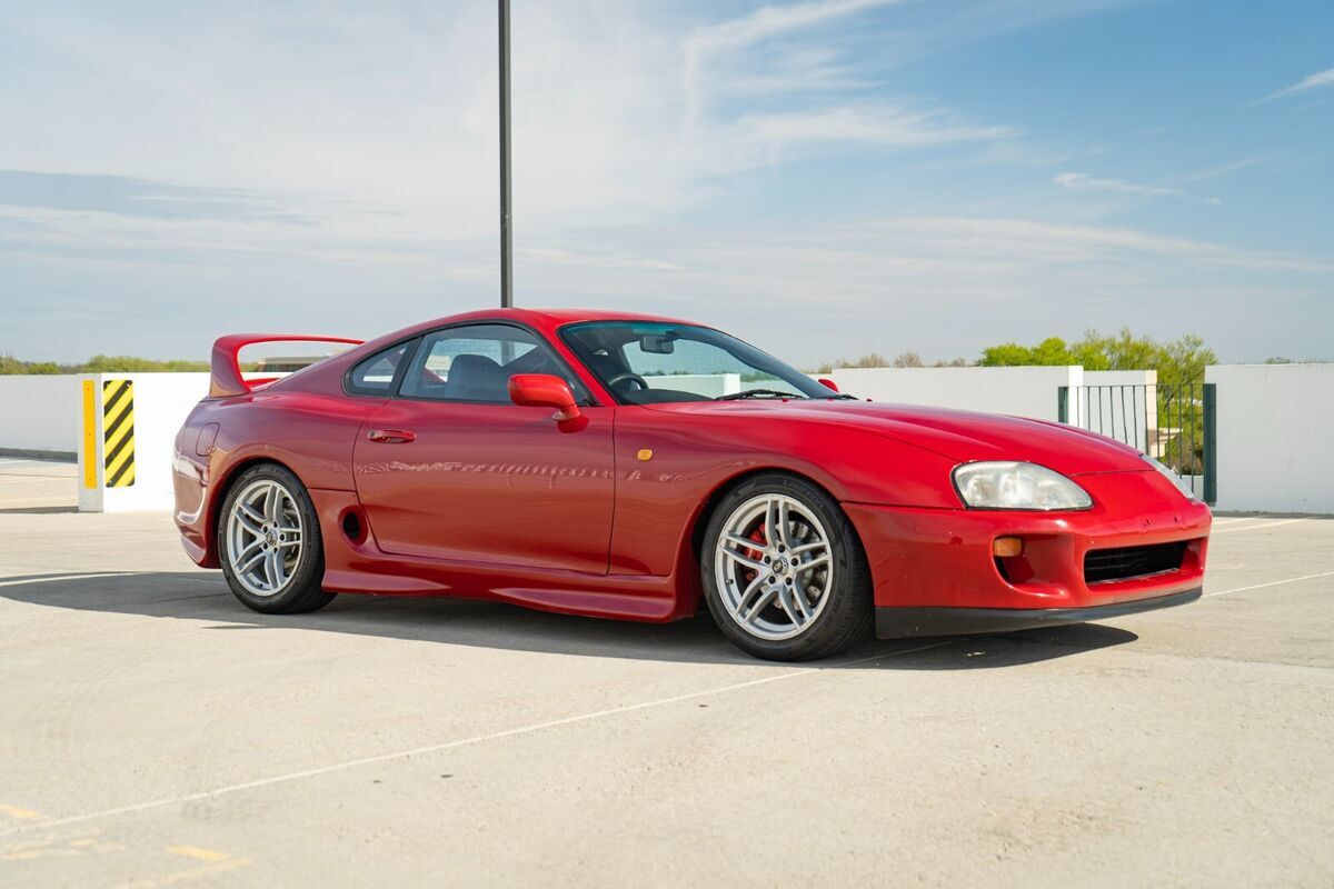 1994 toyota supra 2jz mkiv rhd jdm federally legal us title red/black auto na