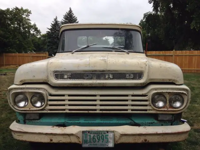 1959 ford f-100 292 cubic inch v8, 3 speed manual