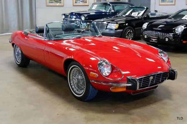 1973 jaguar e-type, red with 47106 miles available now!