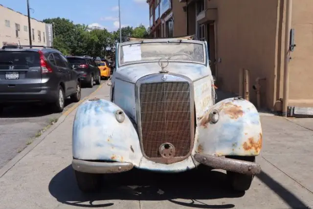 1938 mercedes-benz 170v 0 white manual