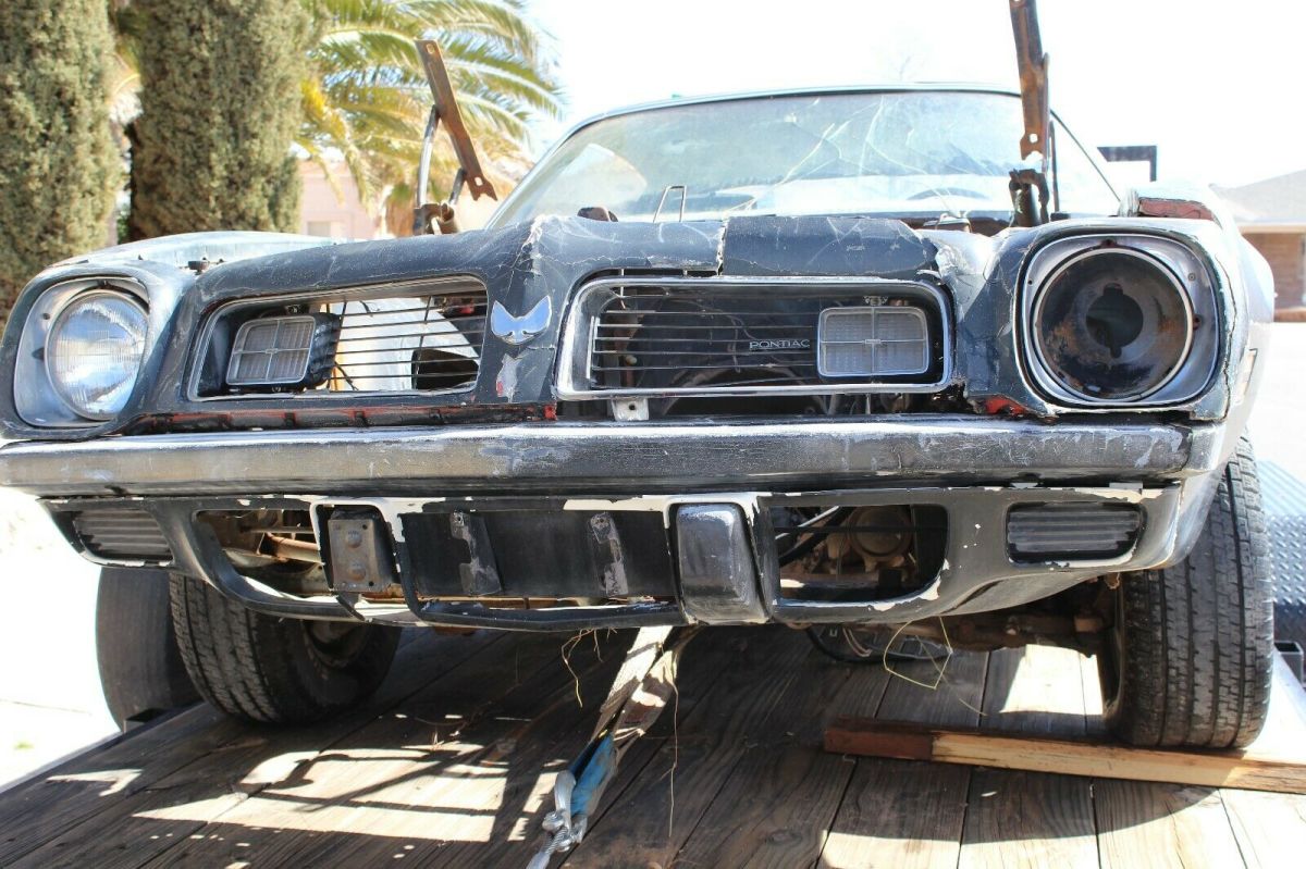 pontiac firebird formula project 350 manual 1975 75 no reserve parts builder car