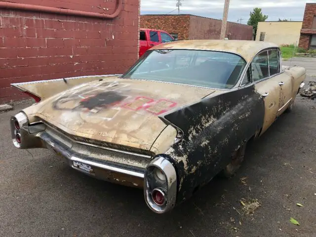 1960 cadillac sedan rat rod or restore no reserve!!