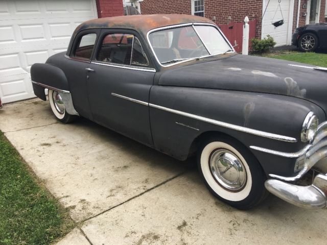 1950 chrysler windsor 2 door coupe. rat rod chevy ford dodge plymouth barn find