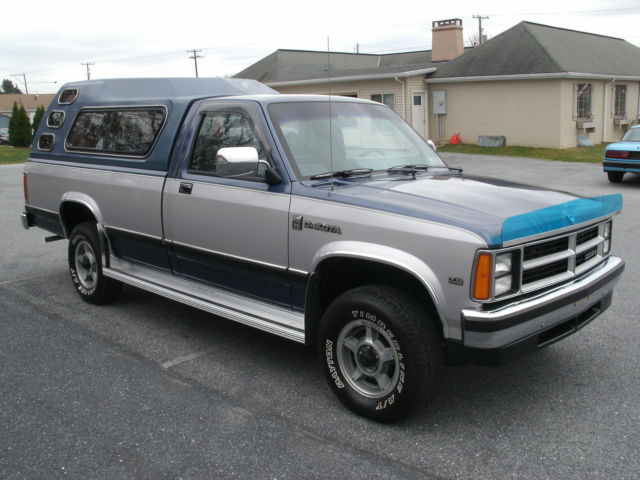 1989 dodge dakota se 4x4 3.9l v6 100% original excellent condition truck
