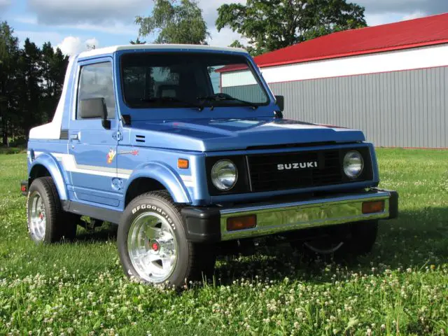 1986 suzuki samurai jx 4x4 suv beautiful car show winner must see to believe!