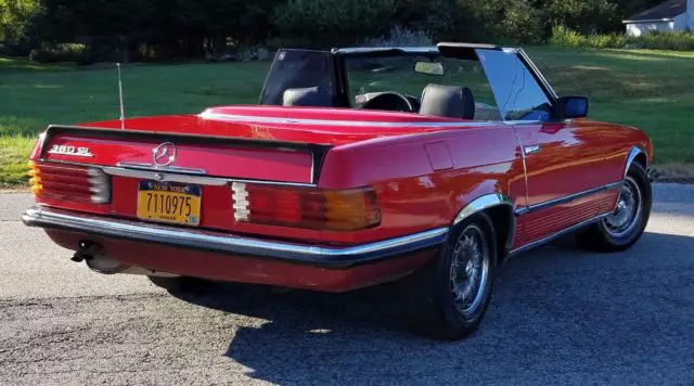 1981 mercedes-benz sl 380 conv w107 one owner all original w/hard top