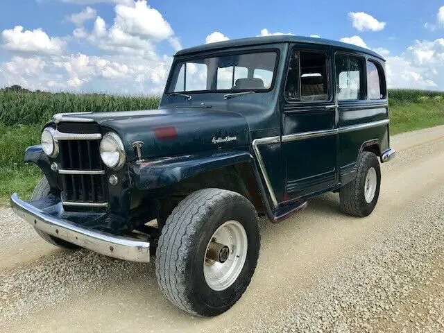 1963 jeep willy's kaiser wagon 4x4 daily driver! must see video! 1959 1955 1949