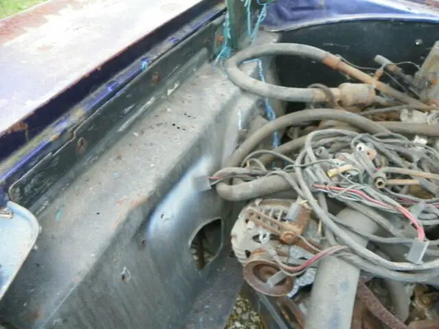 1969 plymouth road runner black hardtop 4 speed 383 project car parts / repair
