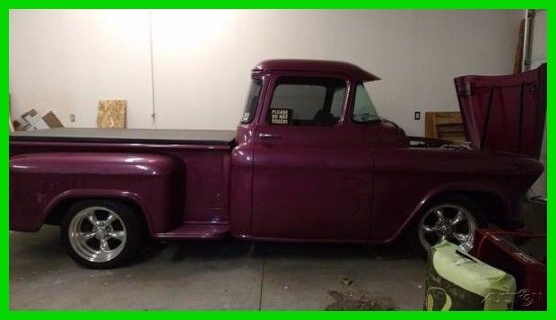 1955 gmc c1500 325hp pickup truck with rumble seat trailer
