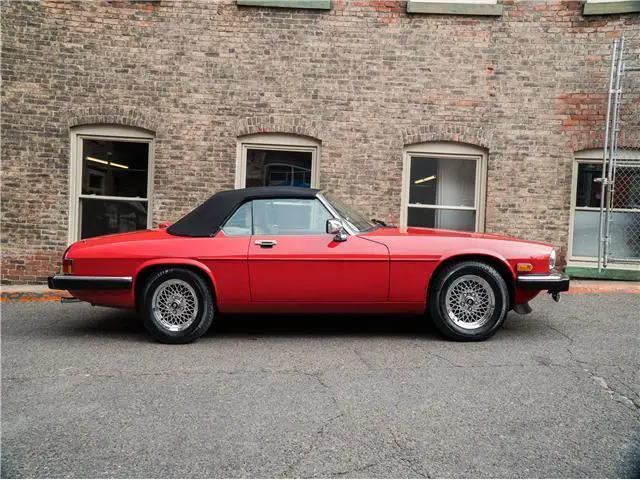 1991 jaguar xjs v12 convertible red v12 automatic