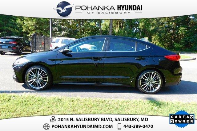 certified 2018 hyundai elantra sport sedan salisbury, md 21801 for sale in salisbury, maryland